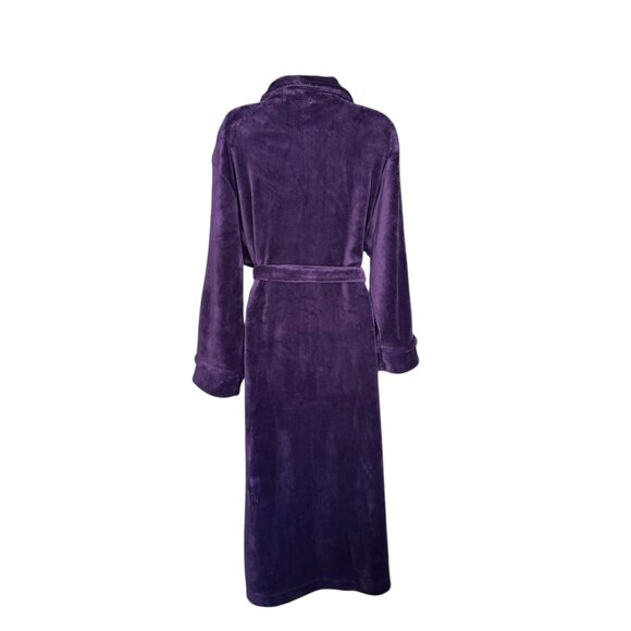 Charter Club Intimates Plush Purple Bathrobe - Picture 7 of 11